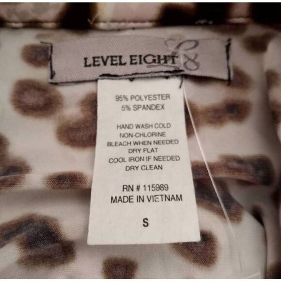LEVEL EIGHT BROWN, CREAM, & BLACK LEOPARD PRINT  DRESS SZ.S EUC.  GORGEOUS DRESS - Picture 5 of 5